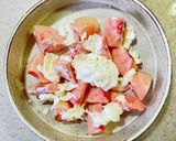 桃とブッラータチーズのサラダ作り方1写真