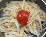 大根とえのきのケチャップ炒め作り方2写真