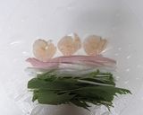 水菜とエビの生春巻き。巻き方と保存コツ有作り方5写真