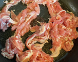 キノコでカサ増し！豚こまの生姜焼き作り方2写真