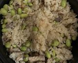 サバと枝豆の味噌炊き込みご飯作り方5写真