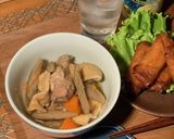 手羽元和風だし煮込み✨作り方10写真