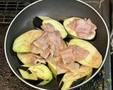 茄子で目玉焼き作り方3写真