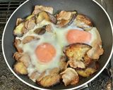 茄子で目玉焼き作り方6写真