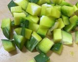 鈴カボチャとトマトのイタリアンサラダ作り方1写真