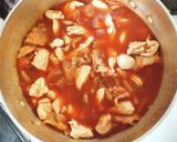 ピリ辛✾キャベツと 鶏ささみのトマト煮作り方6写真