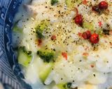 リゾット風●鶏肉とゴーヤーのチーズ雑炊作り方4写真