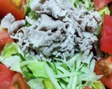 野菜たっぷりな冷しゃぶサラダ♪作り方4写真