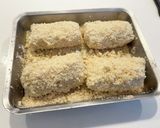 ライスペーパーでクリームコロッケの衣作り方3写真