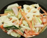 れんこんの胡麻サラダ作り方4写真