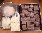蒟蒻ステーキ(おろしガリバタ醤油)作り方1写真