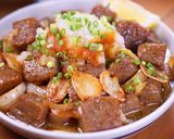 蒟蒻ステーキ(おろしガリバタ醤油)作り方6写真