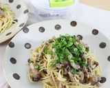 ツナとしめじの和風にんにくパスタ作り方7写真