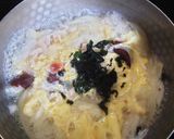 鶏肉と卵のかんたん味噌汁作り方5写真
