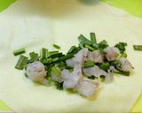 ＊自分流・エビとニラの春巻き＊作り方3写真