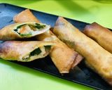 自分流・エビとニラの春巻き＊ by yamabuki1 【クックパッド】 簡単