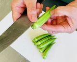 キラキラ涼しげ☆オクラの白だしジュレがけ作り方2写真