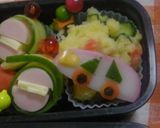 お弁当おかず☆かまぼこで車＝３作り方6写真