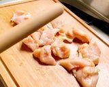 鶏胸肉のネギだれがけ(水晶鶏)作り方1写真