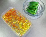 キラキラ涼しげ☆オクラの白だしジュレがけ作り方12写真