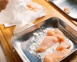 鶏胸肉のネギだれがけ(水晶鶏)作り方3写真
