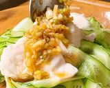 鶏胸肉のネギだれがけ(水晶鶏)作り方8写真