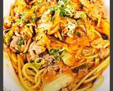 豚キムチに合うパスタ♬作り方31写真