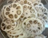 れんこんとひき肉の炒め煮♪作り方1写真