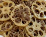 れんこんとひき肉の炒め煮♪作り方3写真