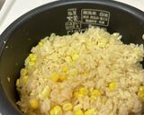 ♡とうもろこしのバター醤油炊き込みご飯♡作り方4写真
