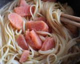 明太子ペペロンチーノ作り方11写真