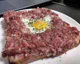 悪魔の夜食コンビーフオープンサンド作り方5写真