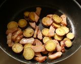 さつま芋とベーコンの味噌マヨソテー作り方4写真