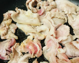豚薄切肉の青椒肉絲風オイスターソース炒め作り方1写真