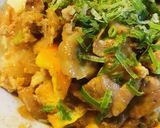 シンプル具材で作る●豚玉子丼作り方4写真