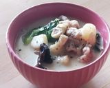 豚肉&シーフードスープ★ちゃんぽん麺★丼作り方4写真