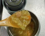 千切りキャベツでとスープジャーでスープ。作り方14写真