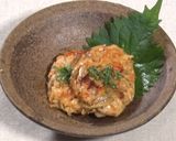 秋採りごぼうのシャキシャキつくね作り方6写真