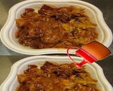 美味ドレと蜂蜜チキン南蛮のたれで回鍋肉丼作り方2写真