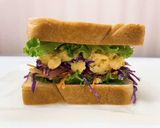 ベジ♪たっぷり野菜のボリュームサンド作り方5写真