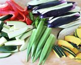 野菜たっぷり【揚げ野菜のレモンつゆ浸し】作り方3写真