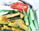 野菜たっぷり【揚げ野菜のレモンつゆ浸し】作り方6写真