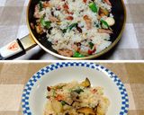 夏野菜とキノコとベーコンの混ぜご飯作り方11写真
