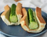 食パン1枚。どーんときゅうりドッグ作り方6写真