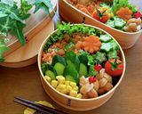 お弁当に★三つ編みちくわ作り方4写真