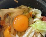 野菜たっぷりトマトツナうどん(山ごはん)作り方7写真