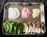 95℃ ほうれん草としめじ スープパスタ作り方7写真