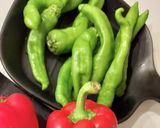 子供も食べられる☆万願寺唐辛子おつまみ作り方1写真