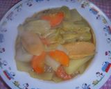 白菜と魚肉ソーセージのカレー煮作り方10写真