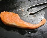 レンジで簡単！銀鮭パスタ　バジル風味作り方3写真